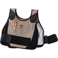 Vestes de refroidissement par changement de phase 6215, Petit/Moyen, Khaki Distribution Jean Lapalme