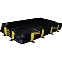 Rigid-Lock QuickBerm&reg;, 235 US gal. Capacity, 4' W x 8' L x 12" H, Stake Wall Distribution Jean Lapalme
