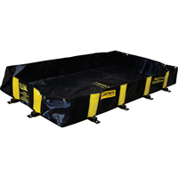 Rigid-Lock QuickBerm&reg;, 355 US gal. Capacity, 6' W x 8' L x 12" H, Stake Wall Distribution Jean Lapalme