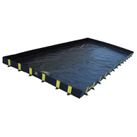 Bermes Rigid-Lock QuickBerm, Capacit&eacute; 1795 gal., 12' la x 20' lo x 12" h, Paroi &agrave; piquets Distribution Jean Lapalme