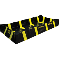 Bermes de confinement avec supports int&eacute;rieurs de parois QuickBerm , Capacit&eacute; 235 gal. US, 4' la x 8' lo x 12" h, Support &agrave; encliqueter Distribution Jean Lapalme