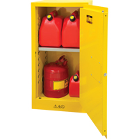Flammable Storage Cabinet, 16 gal., 1 Door, 23" W x 44" H x 18" D Distribution Jean Lapalme