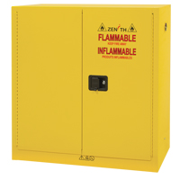 Flammable Storage Cabinet, 24 gal., 2 Door, 43" W x 44" H x 12" D Distribution Jean Lapalme