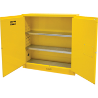 Flammable Storage Cabinet, 24 gal., 2 Door, 43" W x 44" H x 12" D Distribution Jean Lapalme