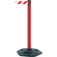 Single Line Heavy Duty Receiver Post, 38" High, Black Distribution Jean Lapalme