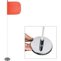 Safety Whip&reg; Light-Duty Whips, Magnet Mount, 5' High, Orange Distribution Jean Lapalme