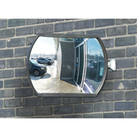 Roundtangular Convex Mirror with Telescopic Arm, 12" H x 18" W, Indoor/Outdoor Distribution Jean Lapalme