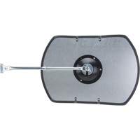 Roundtangular Convex Mirror with Telescopic Arm, 12" H x 18" W, Indoor/Outdoor Distribution Jean Lapalme