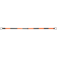 Retractable Cone Bar, 7' 5" Extended Length, Black/Orange Distribution Jean Lapalme