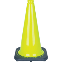 Premium Traffic Cone, 18", Lime Green Distribution Jean Lapalme