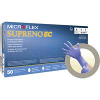 Supreno&reg; EC Gloves, Small, Nitrile, 5.5-mil, Powder-Free, Purple, Class 2 Distribution Jean Lapalme