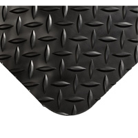 Tapis Smart No 497, Losange, 4' x 10' x 1", Noir, PVC/Ur&eacute;thane Distribution Jean Lapalme