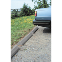 Car Stops, Plastic, 6' L, Grey Distribution Jean Lapalme