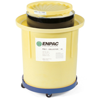 Poly-Collector 66 avec baril en acier, 32,5" dia. x 42" h, Cap. de d&eacute;versement 70 gal. US Distribution Jean Lapalme