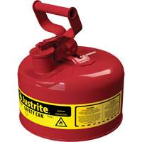 Safety Cans, Type I, Steel, 1 US gal., Red, FM Approved/UL/ULC Listed Distribution Jean Lapalme