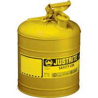 Safety Cans, Type I, Steel, 2 US gal., Yellow, FM Approved/UL/ULC Listed Distribution Jean Lapalme