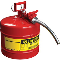 AccuFlow Safety Cans, Type II, Steel, 5 US gal., Red, FM Approved/UL/ULC Listed Distribution Jean Lapalme