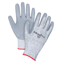 Gants &eacute;lastiques sans coutures r&eacute;sistants &agrave; la coupe, Taille Petit/7, Calibre 13, Rev&ecirc;tement Nitrile, Enveloppe en PEHP, ANSI/ISEA 105 niveau 2/EN 388 niveau 3 Distribution Jean Lapalme