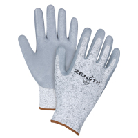 Gants &eacute;lastiques sans coutures r&eacute;sistants &agrave; la coupe, Taille Grand/9, Calibre 13, Rev&ecirc;tement Nitrile, Enveloppe en PEHP, ANSI/ISEA 105 niveau 2/EN 388 niveau 3 Distribution Jean Lapalme