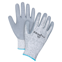 Gants &eacute;lastiques sans coutures r&eacute;sistants &agrave; la coupe, Taille T-Grand/10, Calibre 13, Rev&ecirc;tement Nitrile, Enveloppe en PEHP, ANSI/ISEA 105 niveau 2/EN 388 niveau 3 Distribution Jean Lapalme