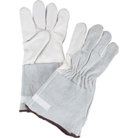Ultimate Dexterity Winter-Lined Work Gloves, Large, Grain Goatskin Palm, Fleece Inner Lining Distribution Jean Lapalme
