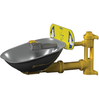 Halo Eyewash Stations, Wall-Mount Installation, Stainless Steel Bowl Distribution Jean Lapalme