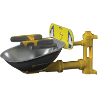 Halo Face/Eyewash Stations, Wall-Mount Installation, Stainless Steel Bowl Distribution Jean Lapalme