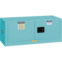 Sure-Grip&reg; EX Piggyback Corrosives/Acid Steel Safety Cabinet, 12 gal., 2 Door, 43" W x 18" H x 18" D Distribution Jean Lapalme
