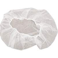 Non-Woven Bouffant Caps, Polypropylene, 21"/Large, White Distribution Jean Lapalme
