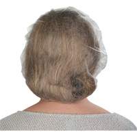 Non-Woven Bouffant Caps, Polypropylene, 21"/Large, White Distribution Jean Lapalme