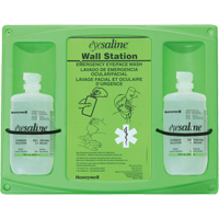 Saline Eyewash Wall Station, Double Distribution Jean Lapalme