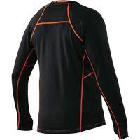 Long Sleeve Thermal Shirts, Men's, Medium, Black Distribution Jean Lapalme