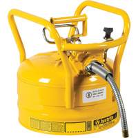 D.O.T. AccuFlow Safety Cans, Type II, Steel, 2.5 US gal., Yellow, FM Approved Distribution Jean Lapalme