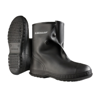 10" Black Overboots, PVC, Snap Closure, Fits Men's 6 - 7 Distribution Jean Lapalme