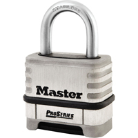 Cadenas &agrave; combinaison ProSeries, Argent, Acier inoxydable, Largeur de 2-1/4" Distribution Jean Lapalme