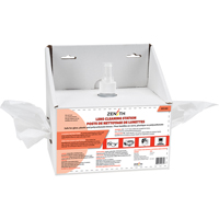 Poste de nettoyage jetables pour lentilles, Carton, 8" lo x 4" p x 8" h Distribution Jean Lapalme