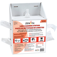 Poste de nettoyage jetables pour lentilles, Carton, 8" lo x 5" p x 12-1/2" h Distribution Jean Lapalme