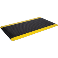 WD Deck Plate Mats, Diamond, 3' x 12' x 5/8", Black/Yellow, Sponge Distribution Jean Lapalme