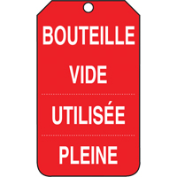 &eacute;tiquettes de s&eacute;curit&eacute; d'inspection et de contr&ocirc;le de l'&eacute;tat de l'&eacute;quipement, Papier cartonn&eacute;, 3-3/8" la x 5-7/8" h, Français Distribution Jean Lapalme