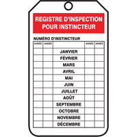 Safety Tags, Cardstock, 3-1/8" W x 5-7/8" H, French Distribution Jean Lapalme