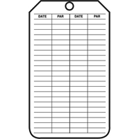 &eacute;tiquettes de s&eacute;curit&eacute; d'inspection et de contr&ocirc;le de l'&eacute;tat de l'&eacute;quipement, Papier cartonn&eacute;, 3-1/8" la x 5-7/8" h, Français Distribution Jean Lapalme