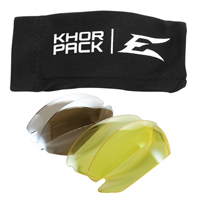 Lentilles de rechange pour les lunettes de s&eacute;curit&eacute; Khor, Antibu&eacute;e/anti-&eacute;gratignures, Transparent, Khor Distribution Jean Lapalme