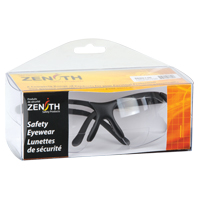 Lunettes de s&eacute;curit&eacute; s&eacute;rie Z1800 avec verres de lecture, Anti-&eacute;gratignures, Transparent, Dioptrie 1,0 Distribution Jean Lapalme