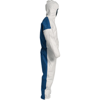 Hooded Coveralls, 4X-Large, Blue/White, Tyvek&reg; 400 D Distribution Jean Lapalme