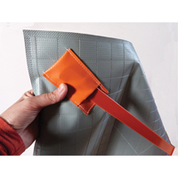 Arrow Roll-Up Temporary Conditions Sign , 24" x 24", Vinyl, Pictogram Distribution Jean Lapalme