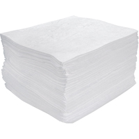 Premium Meltblown Sorbent Pads, Oil Only, 15" x 17", 25 gal. Absorbancy Distribution Jean Lapalme