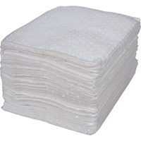 Premium Bonded Sorbent Pads, Oil Only, 15" x 17", 15 gal. Absorbancy Distribution Jean Lapalme