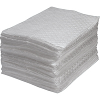 Premium Fine Fibre Sorbent Pads, Oil Only, 15" x 17", 30 gal. Absorbancy Distribution Jean Lapalme