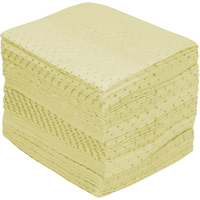 Feuilles absorbantes en fibres fines de premi&egrave;re qualit&eacute;, Mati&egrave;res dangereuses, 15" x 17", 25 gal. d'absorption Distribution Jean Lapalme