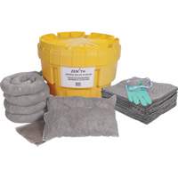 Large-Capacity Spill Kit, Universal, Overpack/Salvage Drum, 20 US gal. Absorbancy Distribution Jean Lapalme